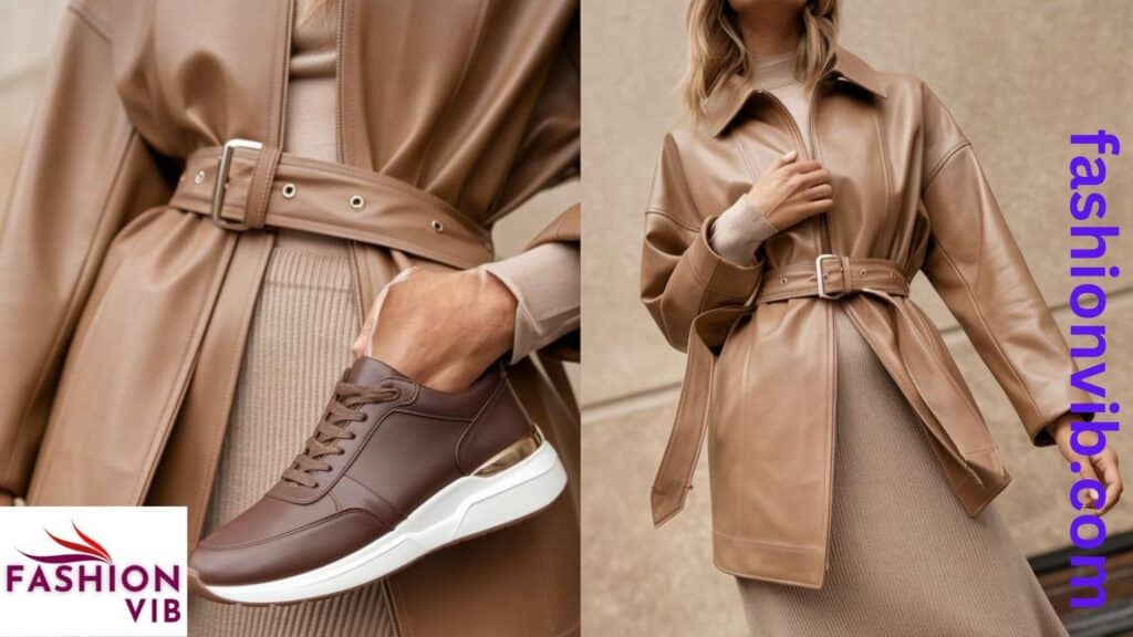 Leather Sneakers: Sleek and Chic