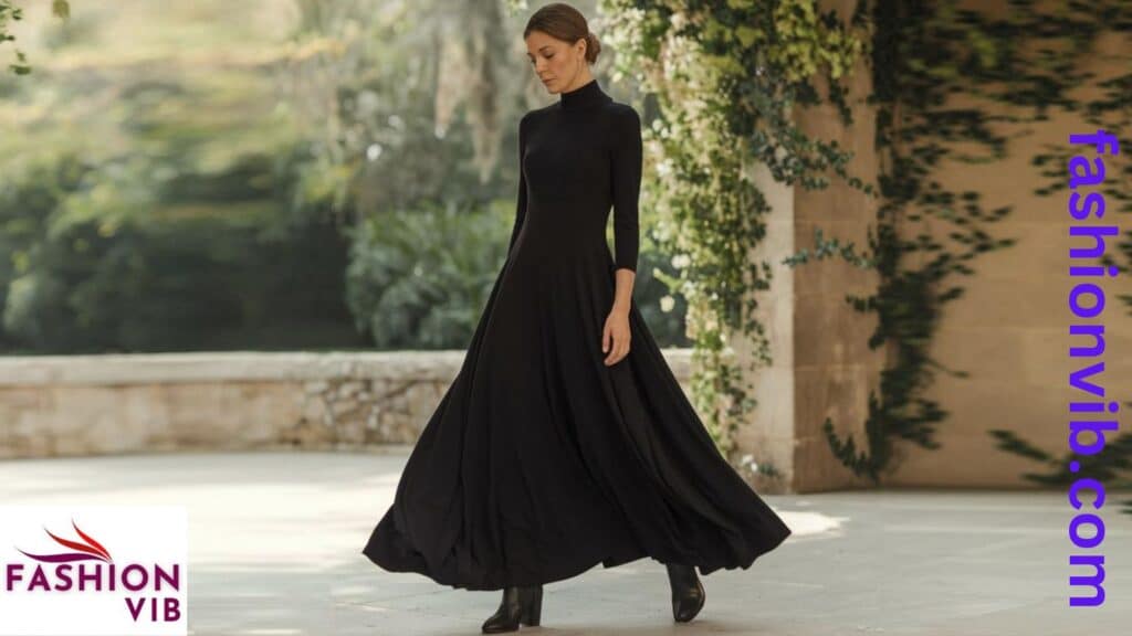 Case Study: The Versatility of a Black Maxi Dress