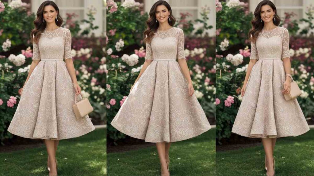 a line Midi Dress