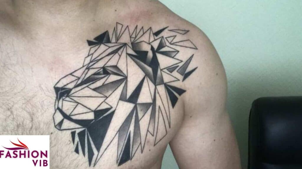 Geometric Lion Tattoos