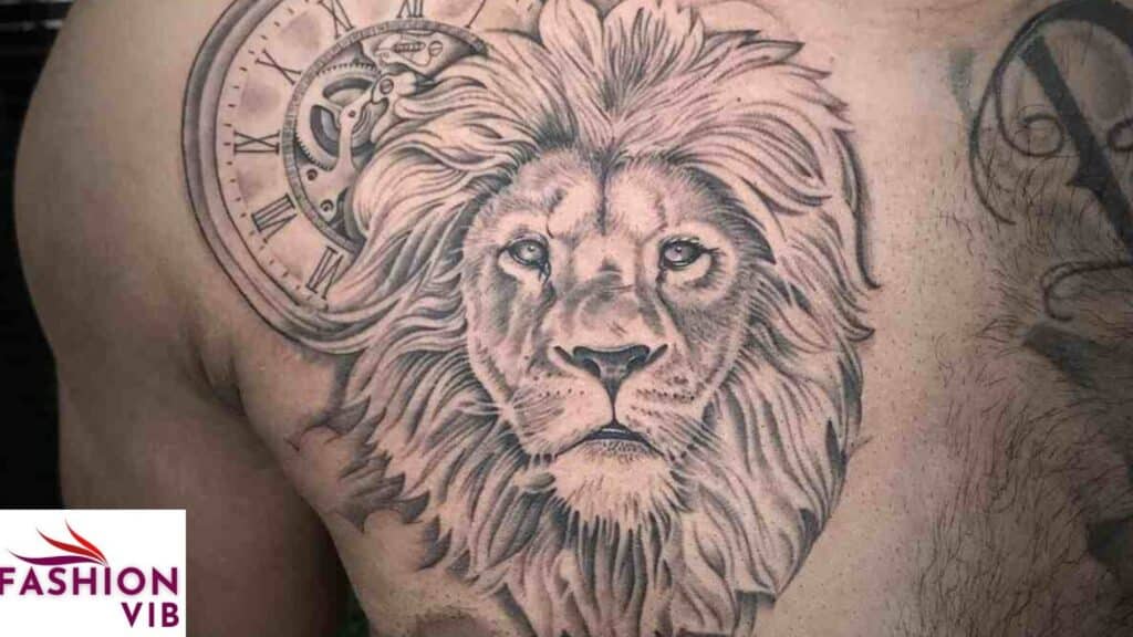 Black & Grey Lion Tattoos