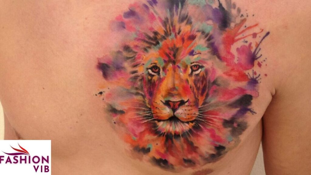 Color Lion Tattoos