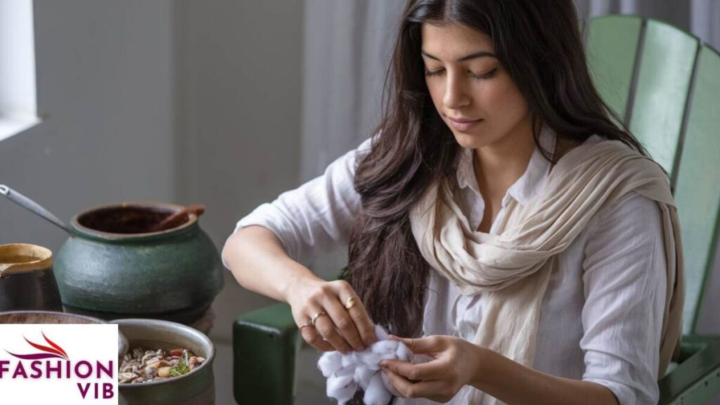 The Process of Dyeing Cotton with Herbal Dyes