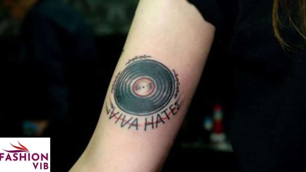 music tattoos for guys Vinyl Record Tattoos