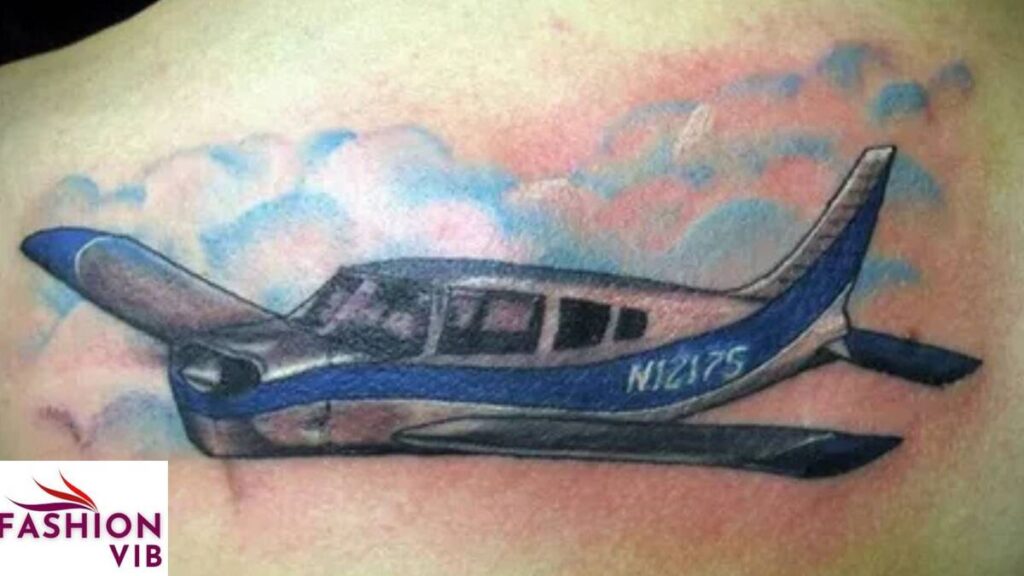 Cloud and Airplane Tattoos