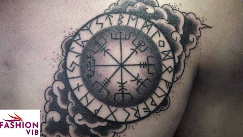 Cloud and Compass Tattoos