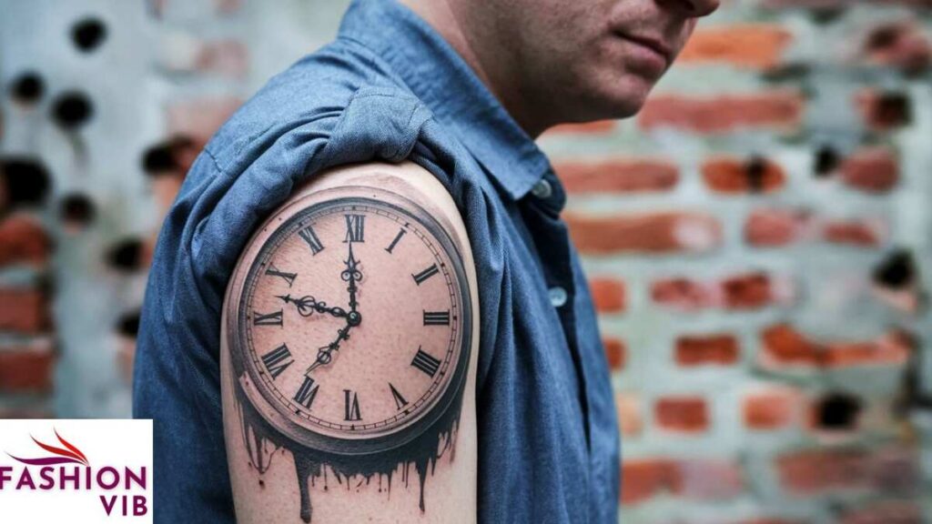 Men’s Clock Tattoos Why Men Love Clock Tattoos