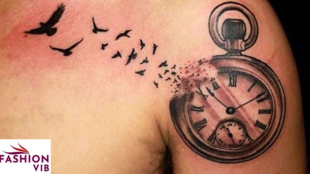 Men’s Clock Tattoos Key Meanings of Clock Tattoos: