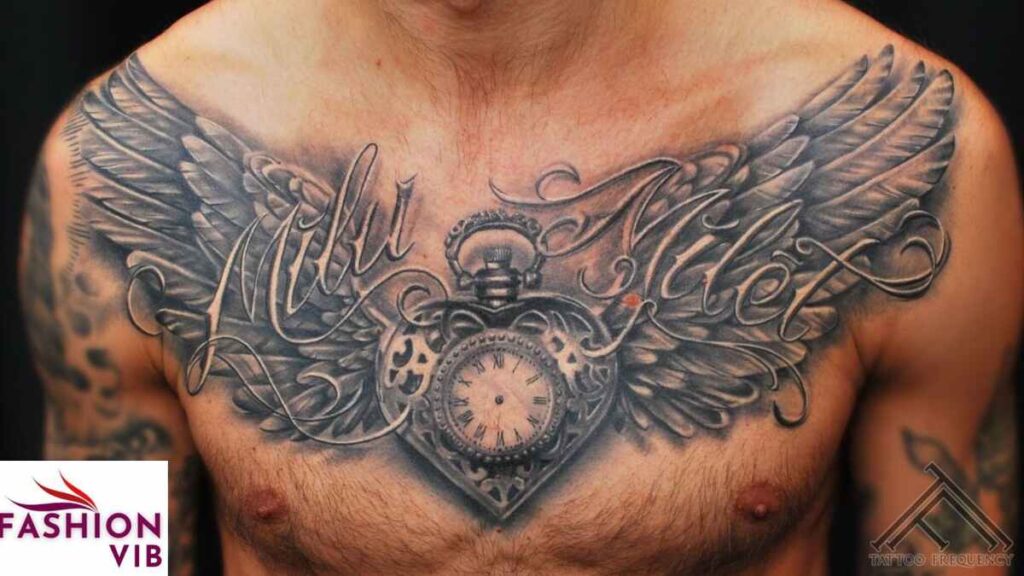 Men’s Clock Tattoos Grandfather Clock Tattoo