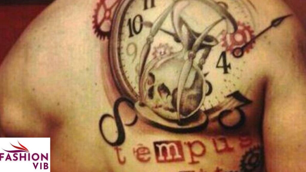 Men’s Clock Tattoos Skull Clock Tattoo