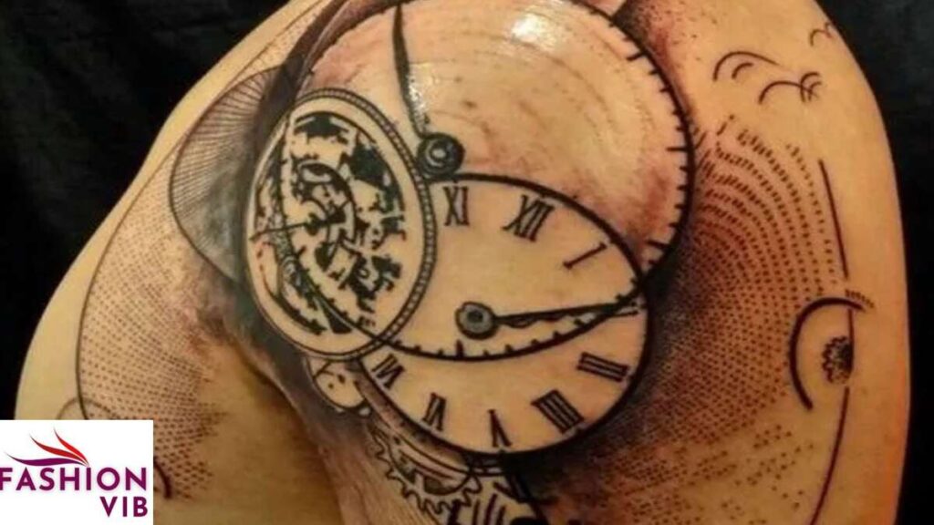 Men’s Clock Tattoos Digital Clock Tattoo