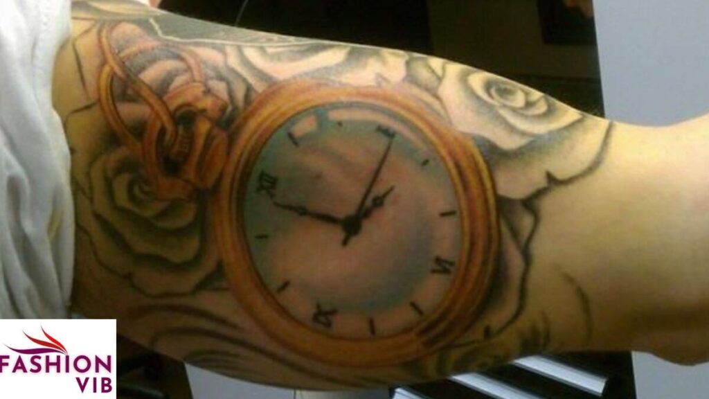 Men’s Clock Tattoos Classic Clock Tattoo