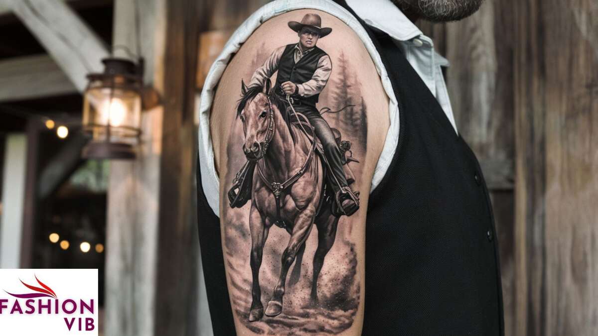 Top Men’s Cowboy Tattoos 2024: Bold Designs & Meanings