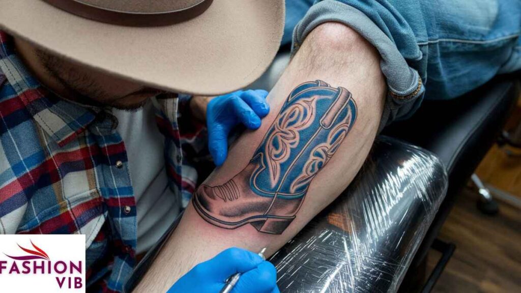 Cowboy Boot Tattoos: Western Footwear with Attitude