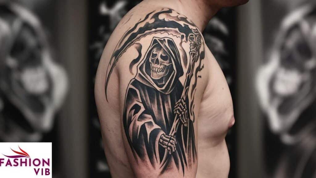 Reaper with Flames or Smoke