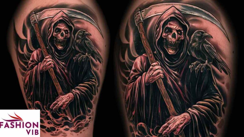 Grim Reaper with Crow Companion