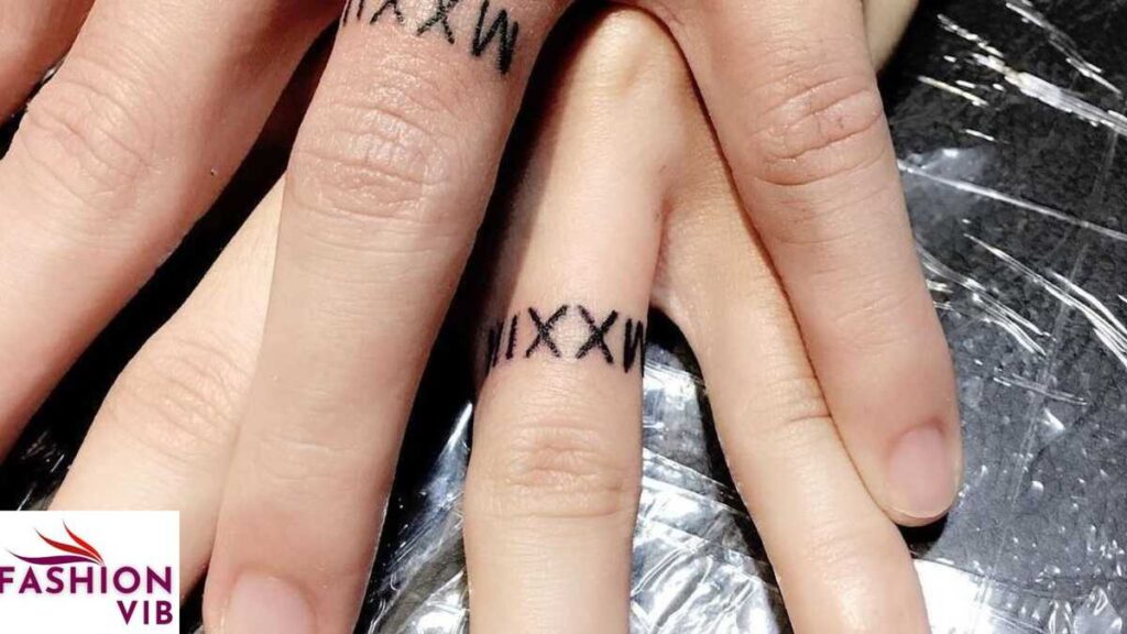 Roman Numeral Ring Tattoos