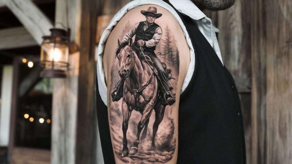 Top 10 Men’s Cowboy Tattoos 2024: Bold Designs & Meanings