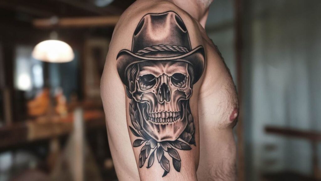 Cowboy Skull Tattoos: Edgy and Timeless