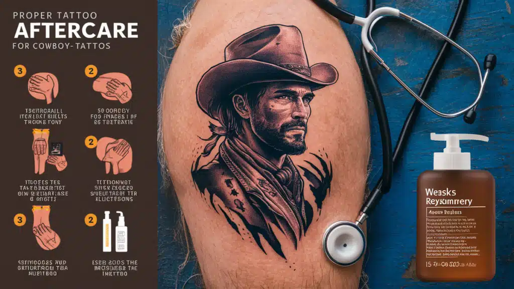 Aftercare Tips for Cowboy Tattoos