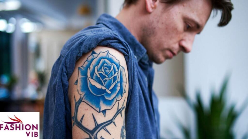 Blue Rose Tattoo