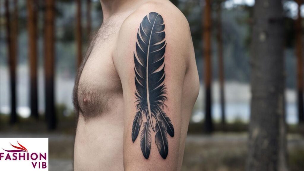 The Traditional Feather Tattoo