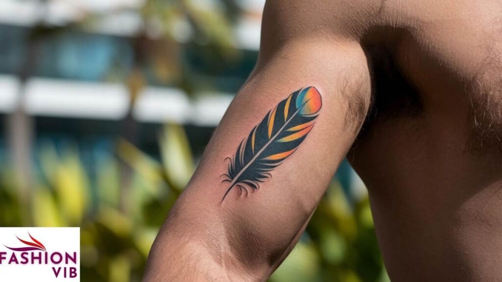 Small Feather Tattoo