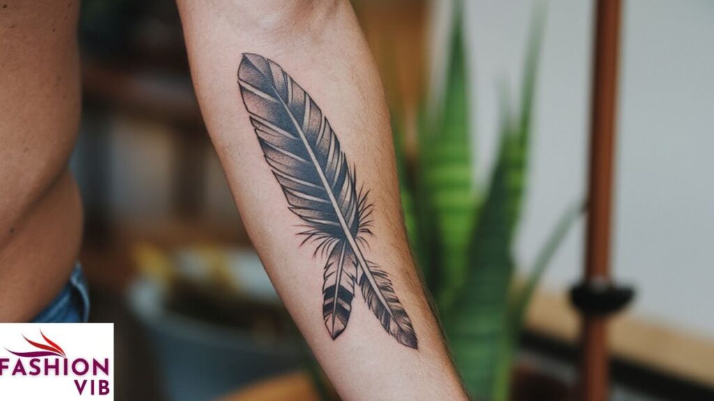 Native American Feather Tattoo