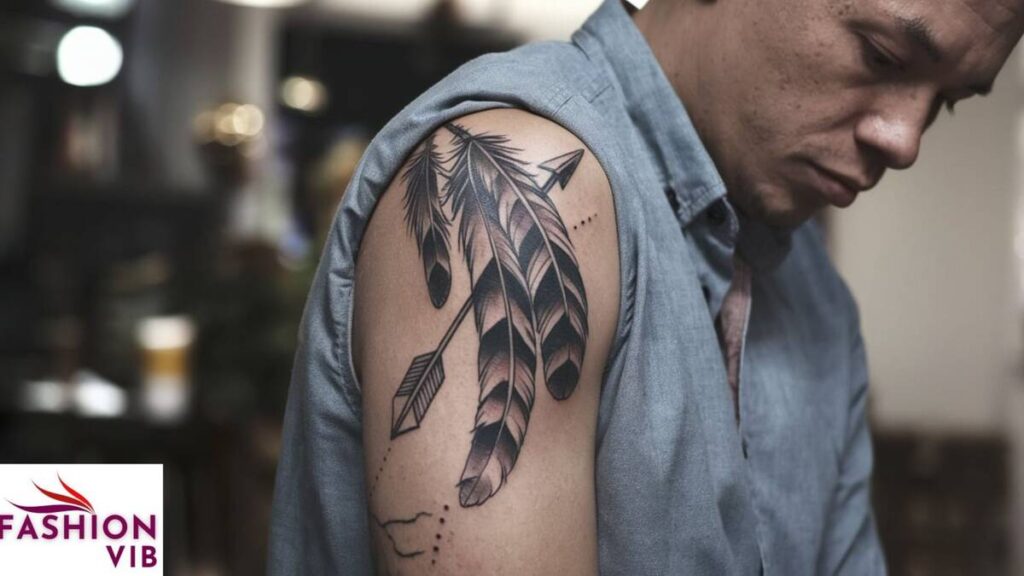 Feather Arrow Tattoo