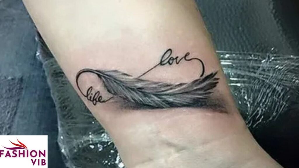 Feather Tattoo on the Wrist