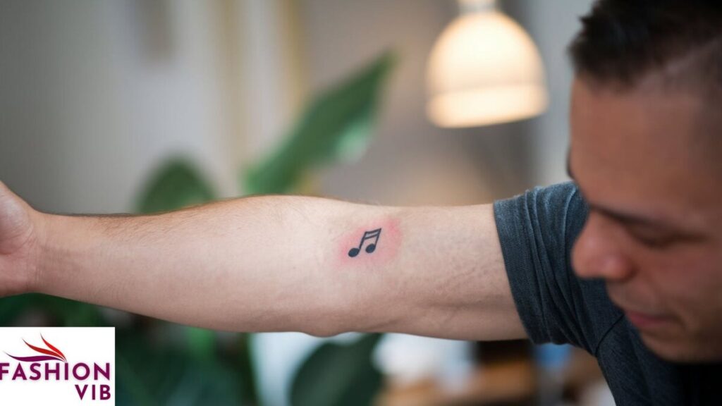 Small Tattoo of Music