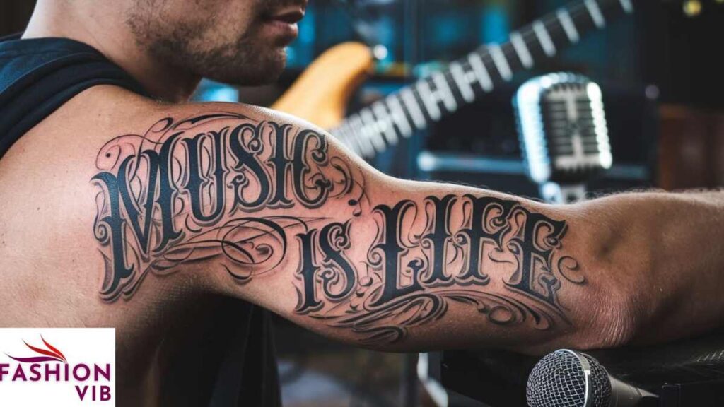 “Music is Life” Tattoo