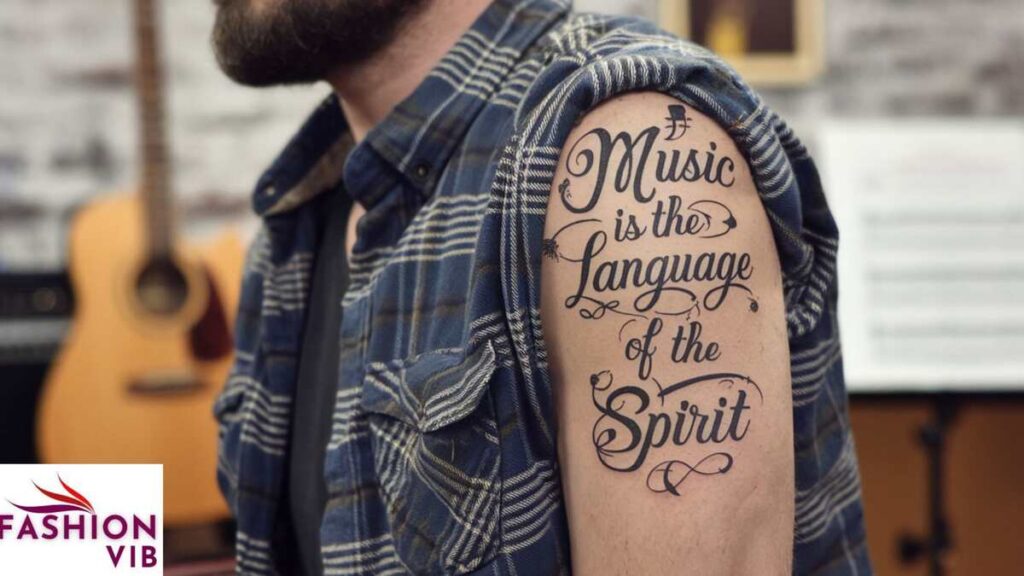 Music Quotes Tattoo