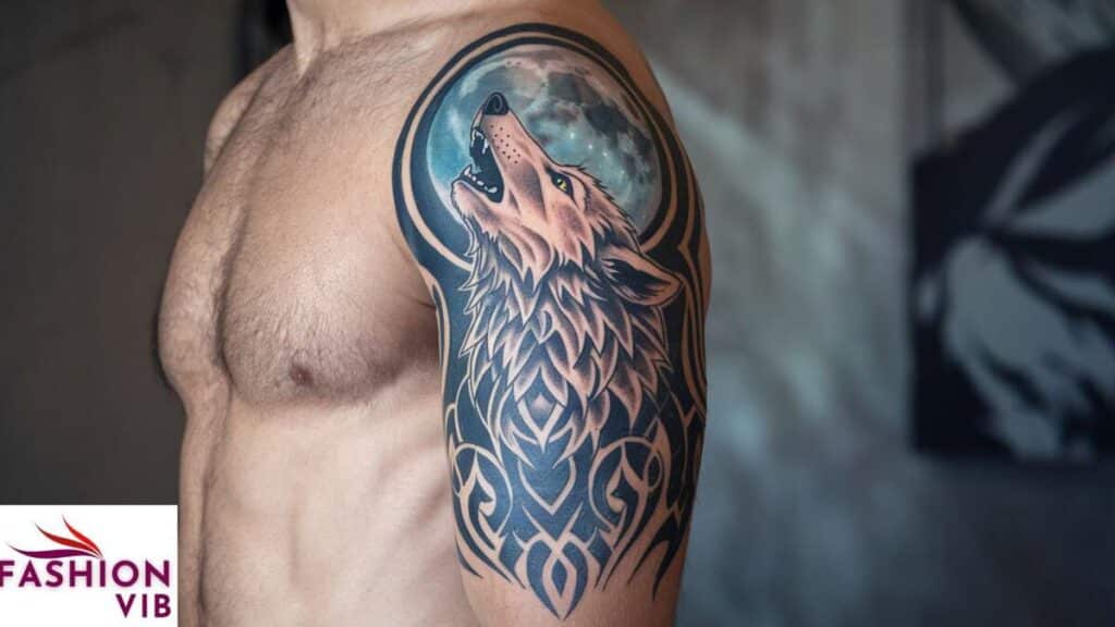 Tribal Wolf Tattoo