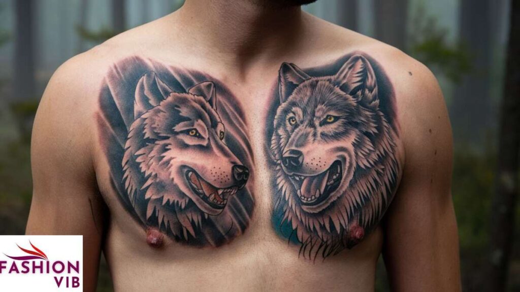 Native American Wolf Tattoo