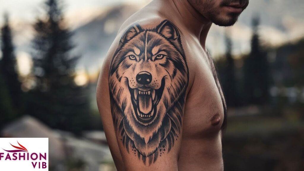 Alpha Wolf Tattoo