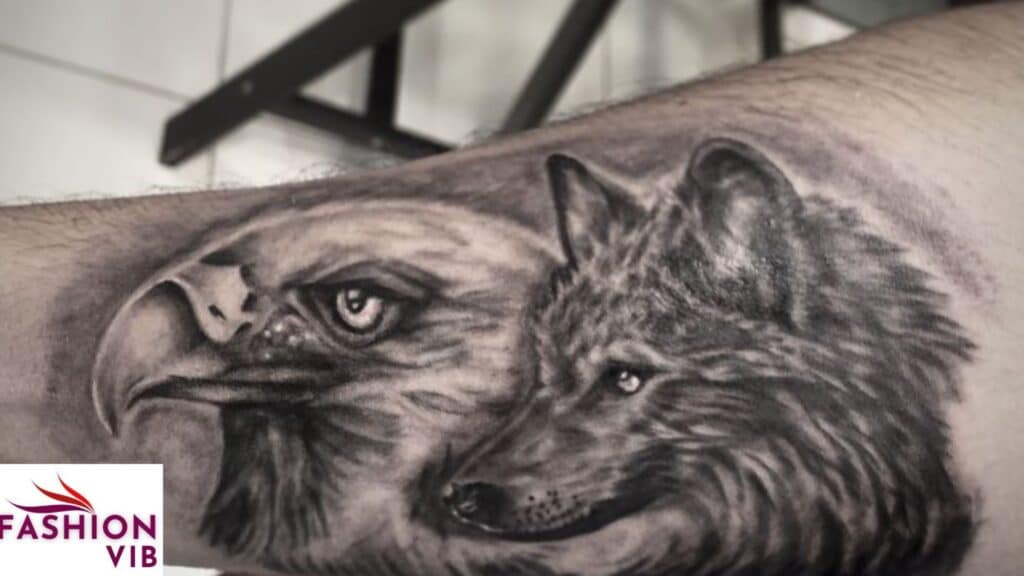 Eagle and Wolf Tattoo