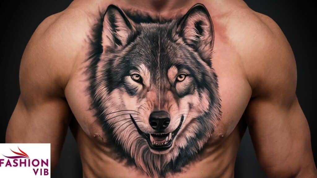 Half-Wolf Tattoo