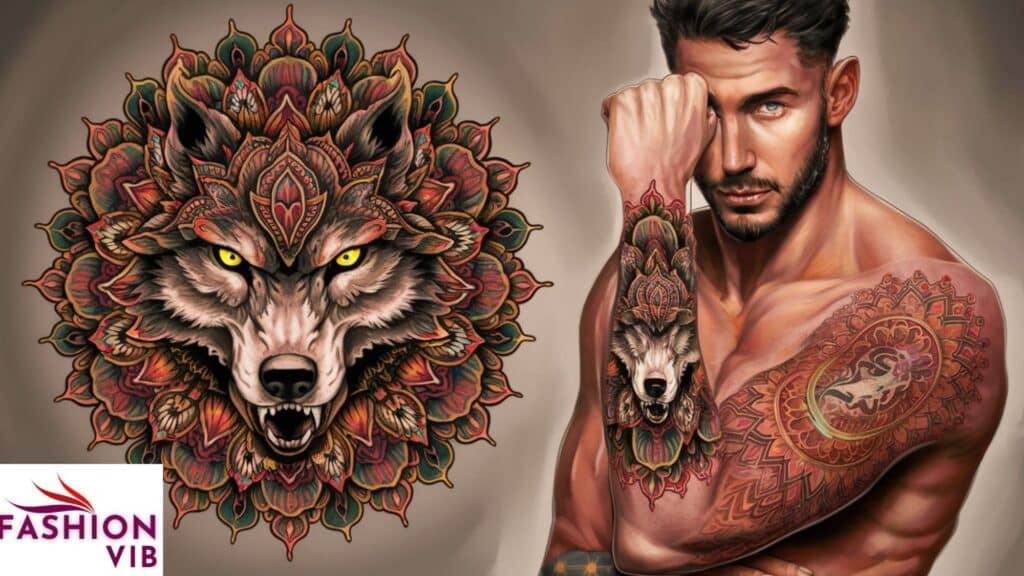 Mandala Wolf Tattoo