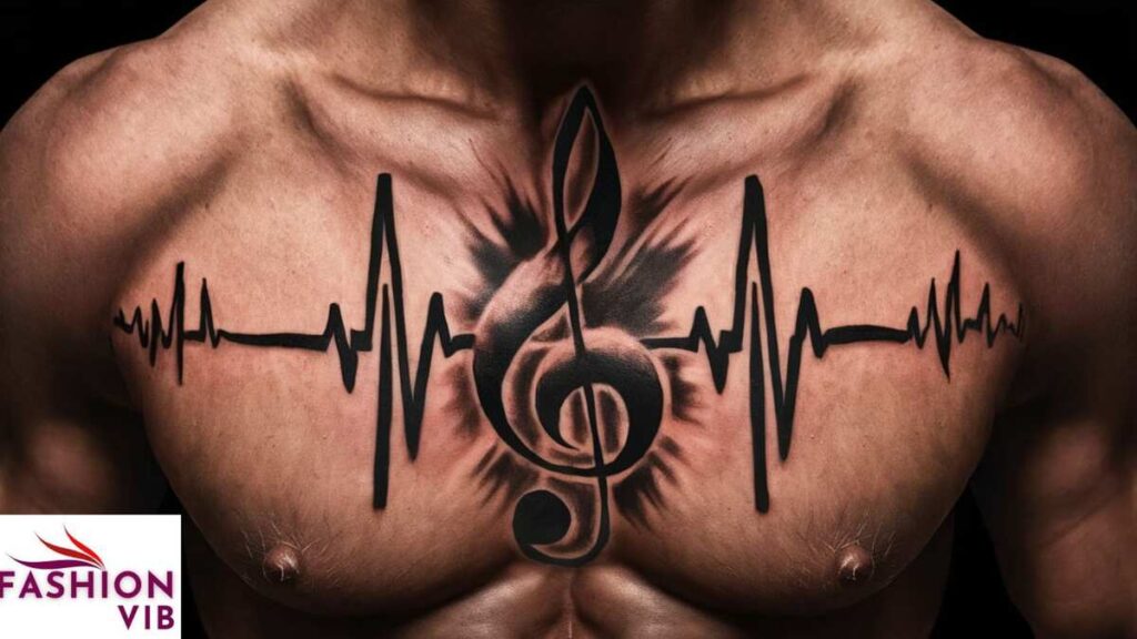 Music Heartbeat Tattoo