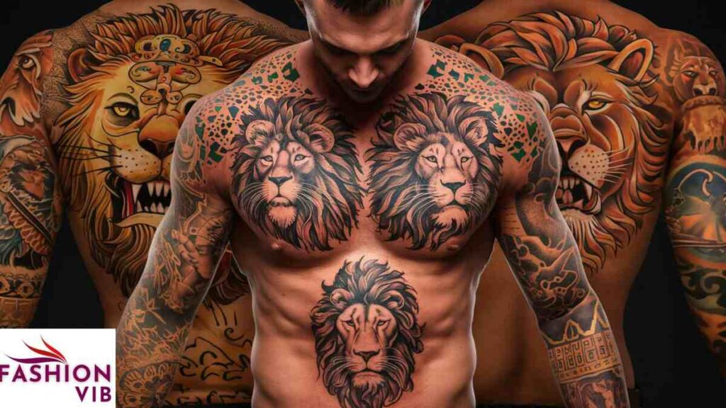 male religious tattoos Lion Tattoos with Religious Meaning