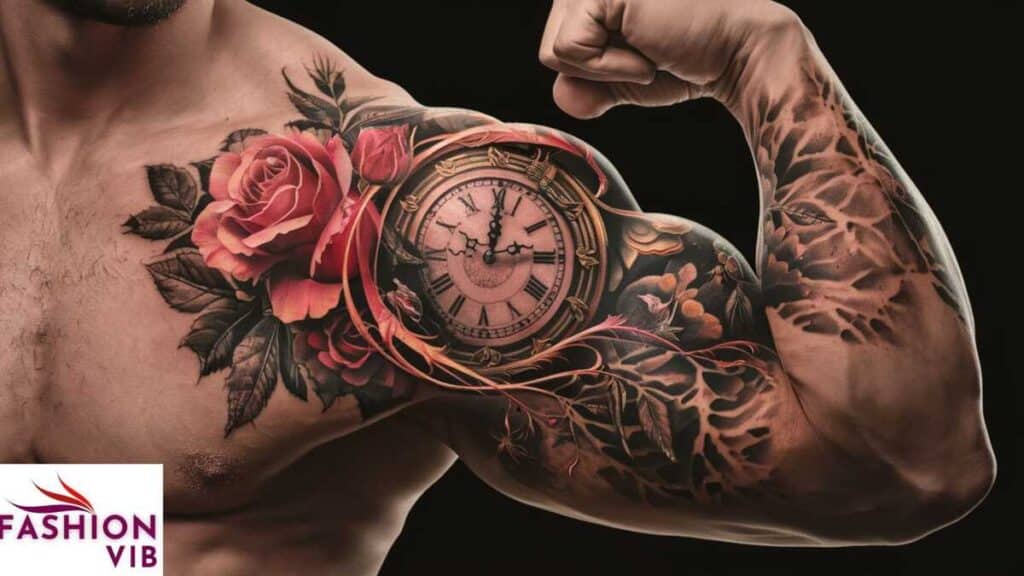 Rose and Clock Tattoo ideas