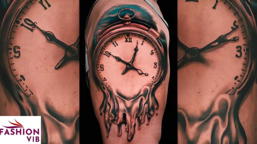 Melting Clock Tattoo ideas