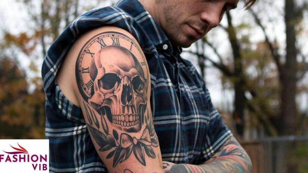 Skull Clock Tattoo ideas