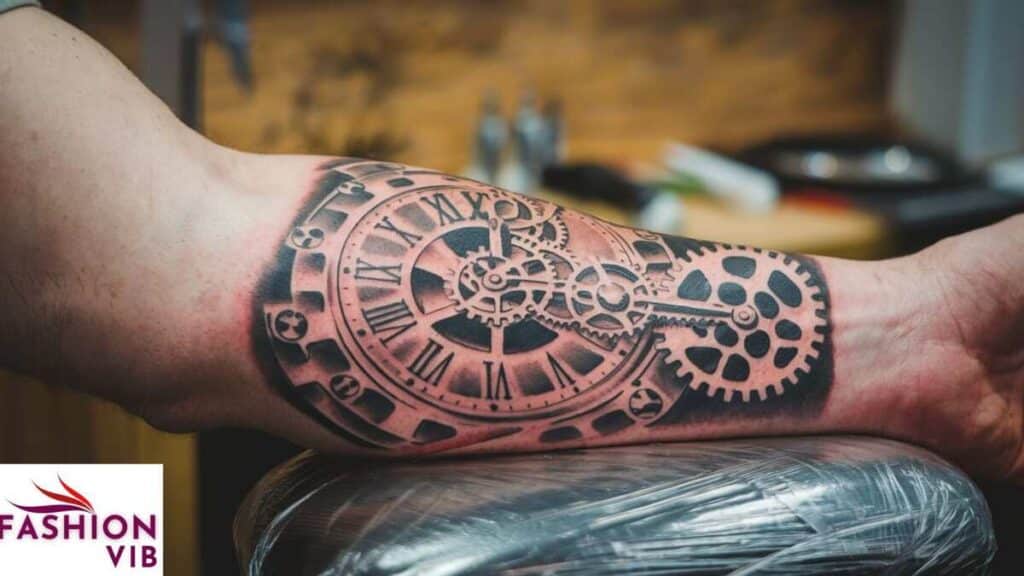 Clock Gear Tattoo ideas