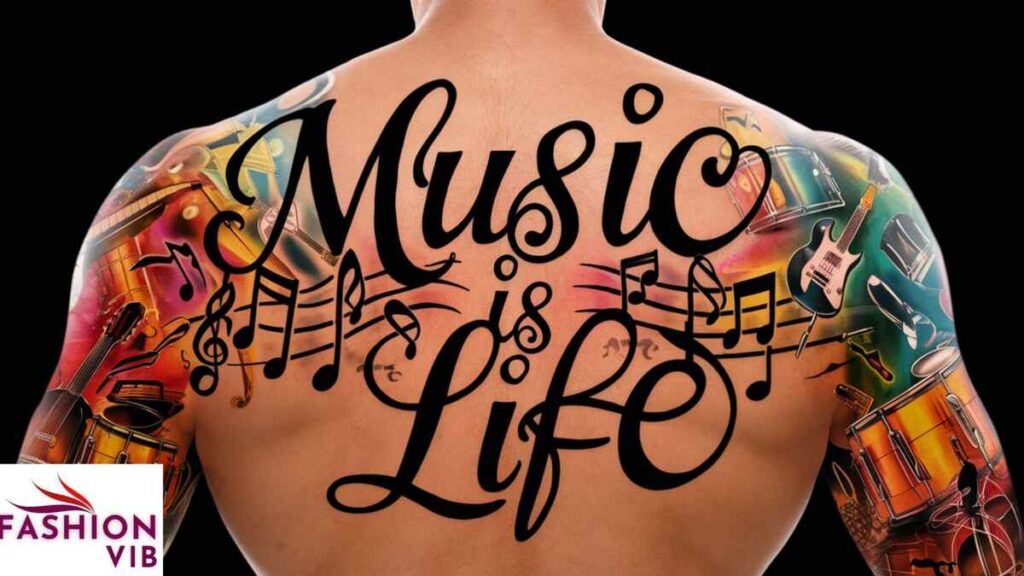 Music is Life Tattoo