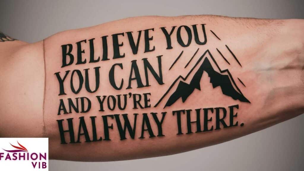 male religious tattoos Examples of Inspirational Quote Tattoos