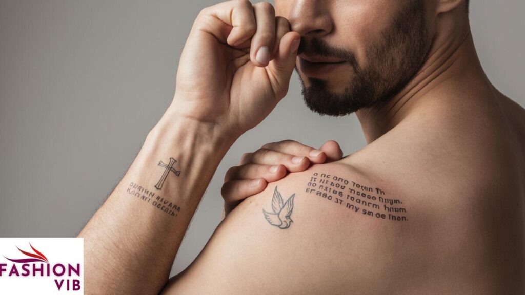 male religious tattoos Small Gospel-Inspired Tattoos