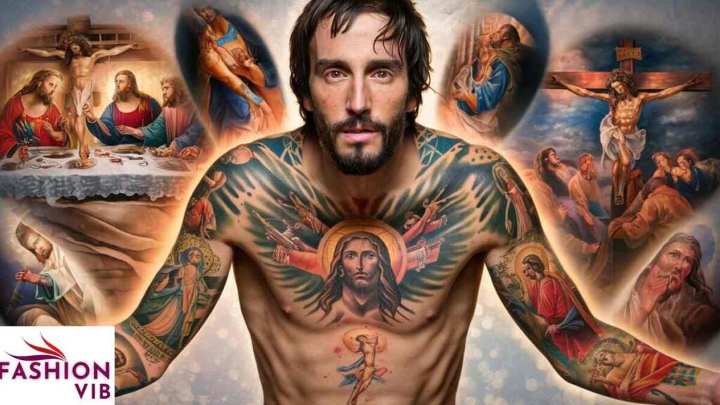 male religious tattoos Jesus Christ Tattoos