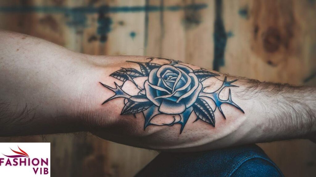 Blue Rose Tattoo